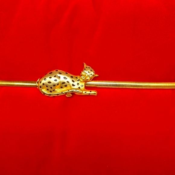 VINTAGE LEOPARD BELT - Picture 1 of 3